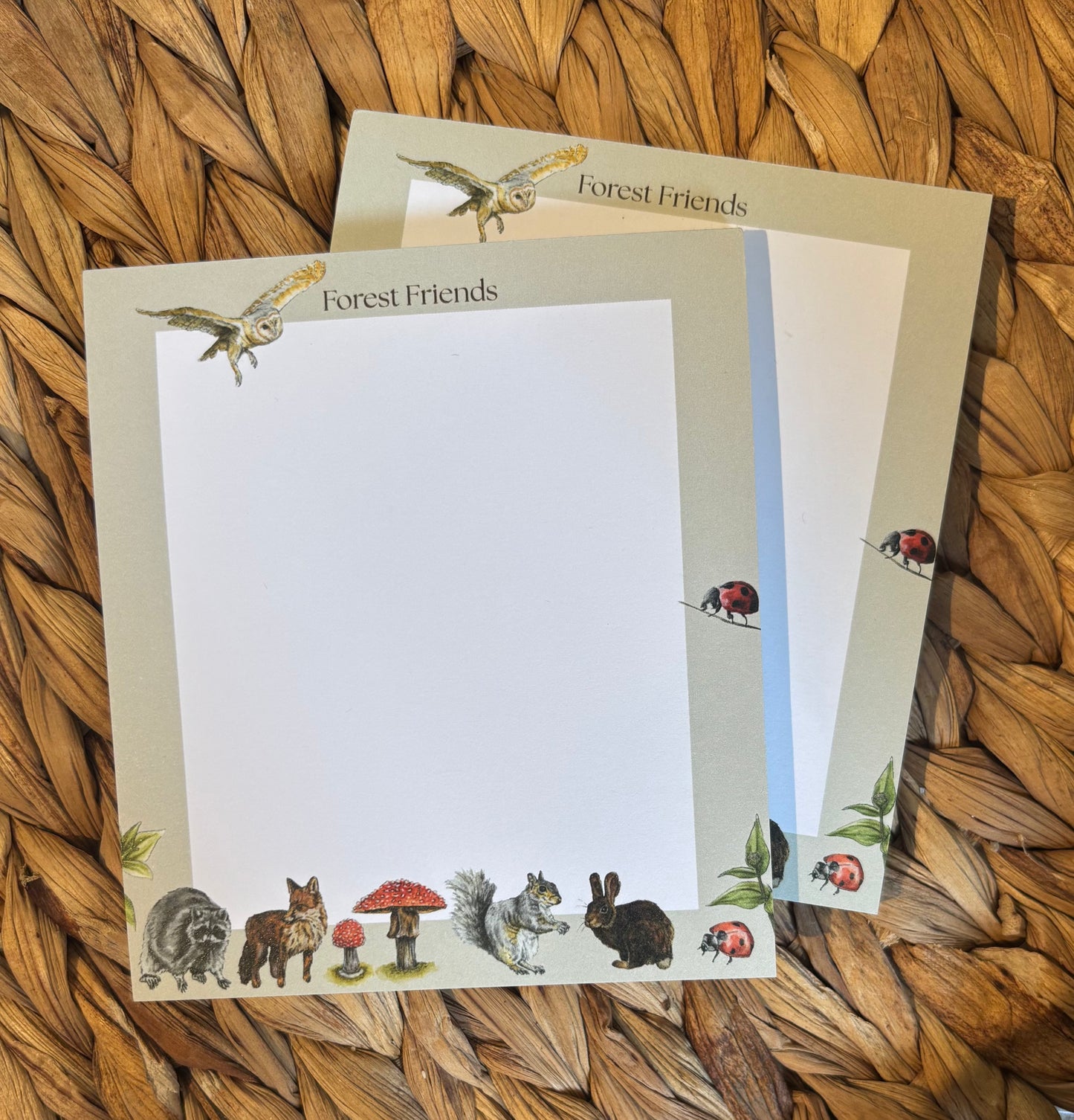 Forest Friends Notepad