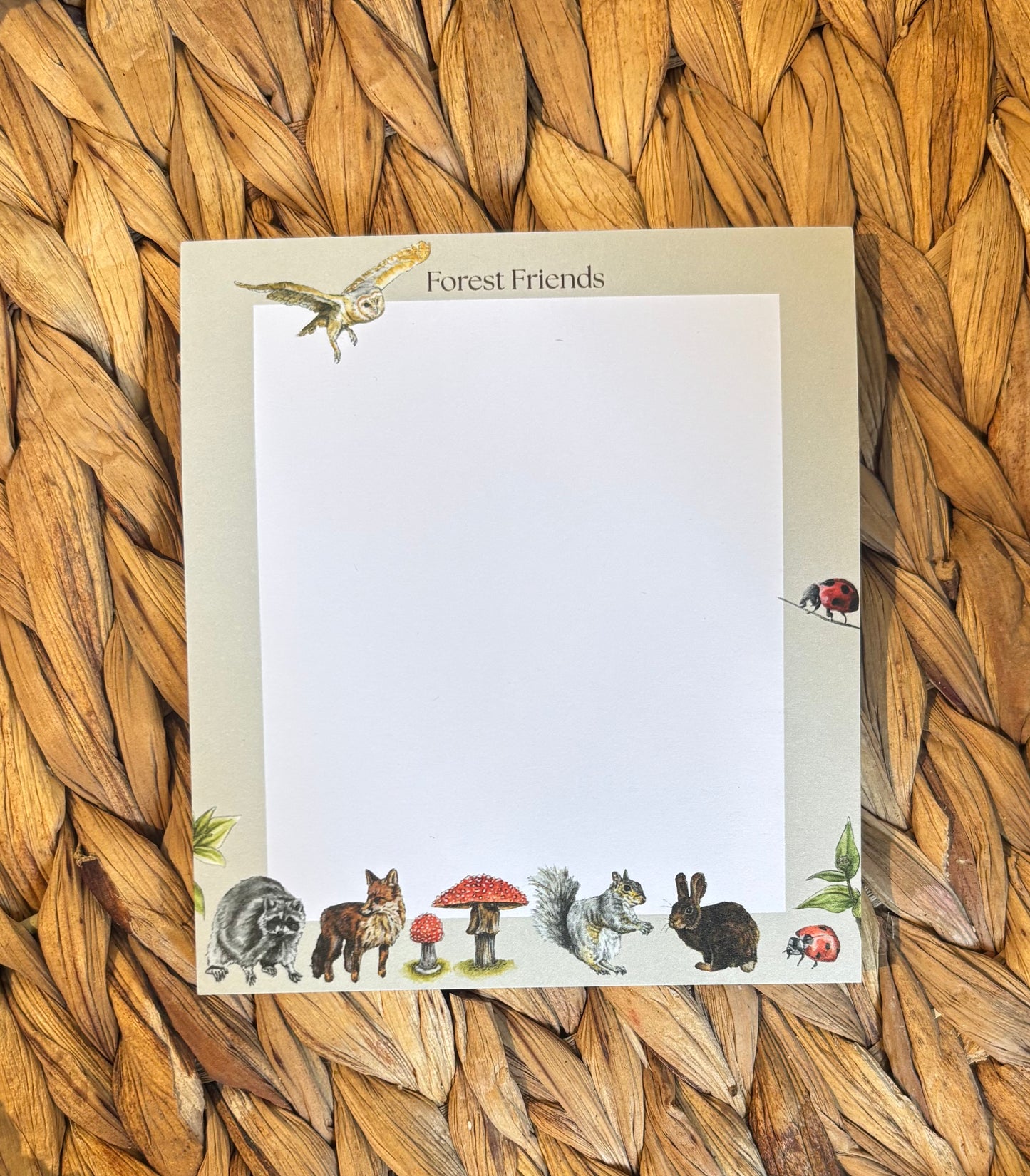 Forest Friends Notepad