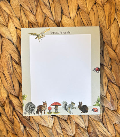 Forest Friends Notepad