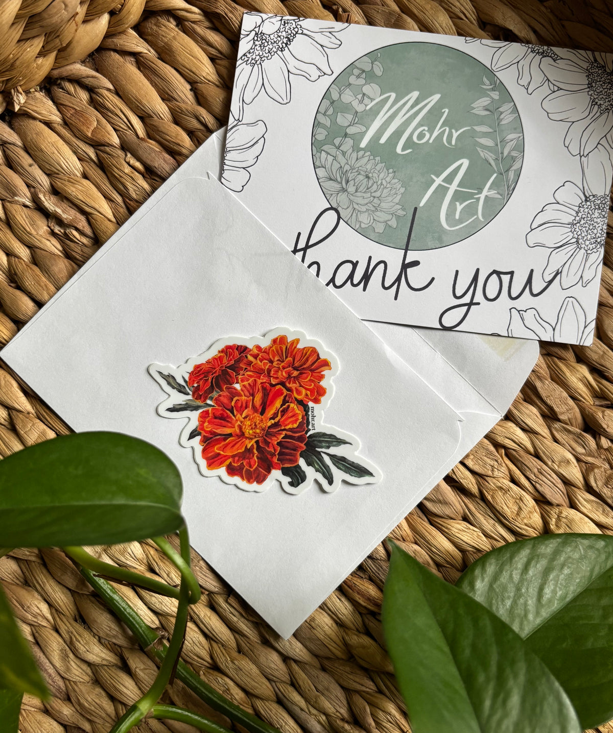 Marigold Sticker