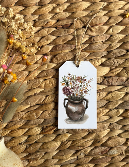 Gift Tag-Flower Arrangement