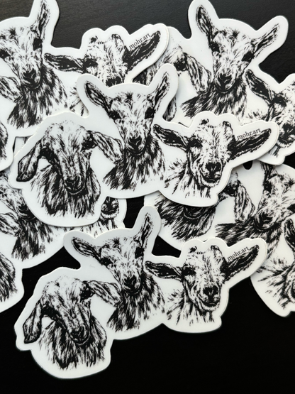 Goat Trio Sticker