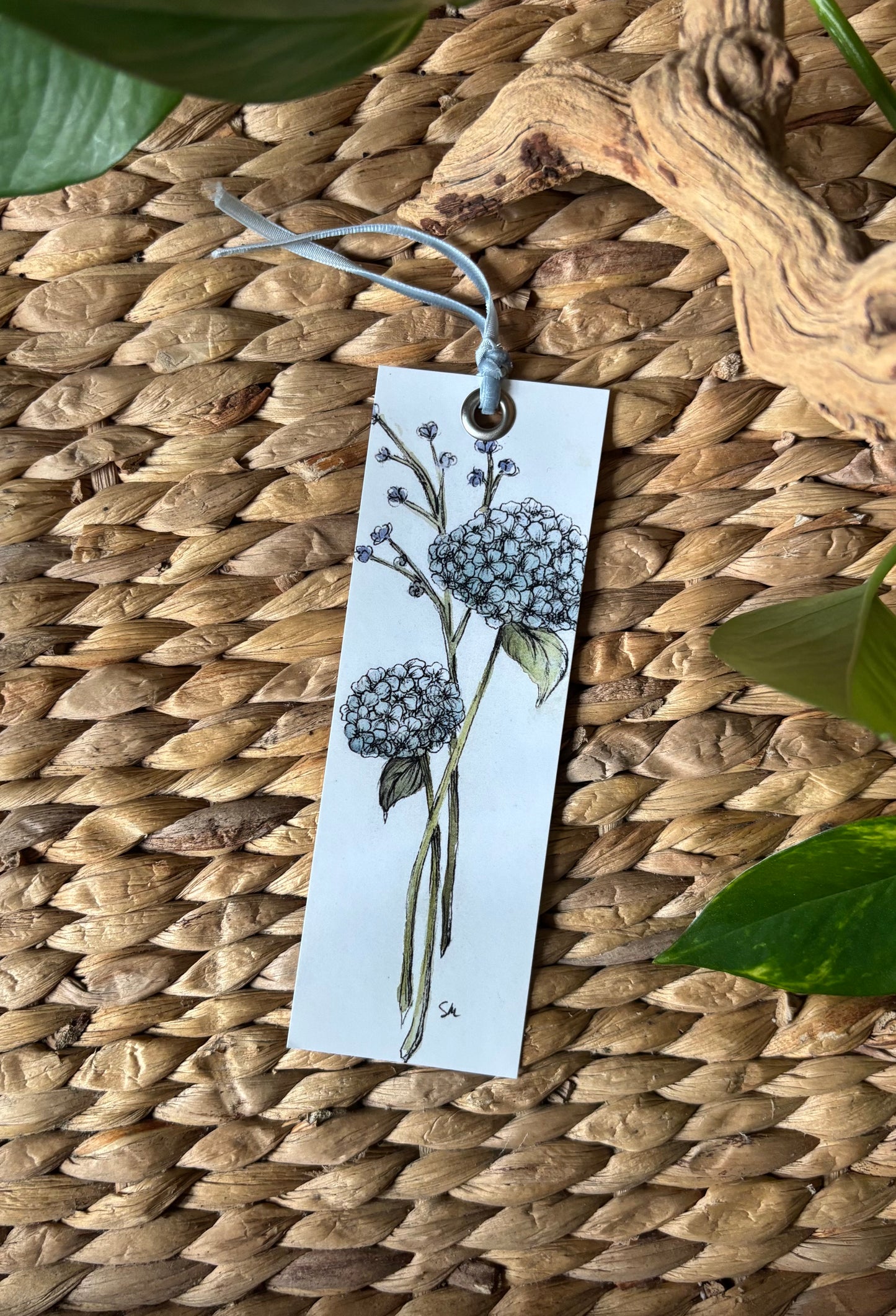 Hydrangea Bookmark