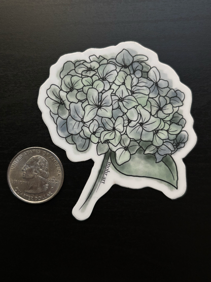 Hydrangea Sticker