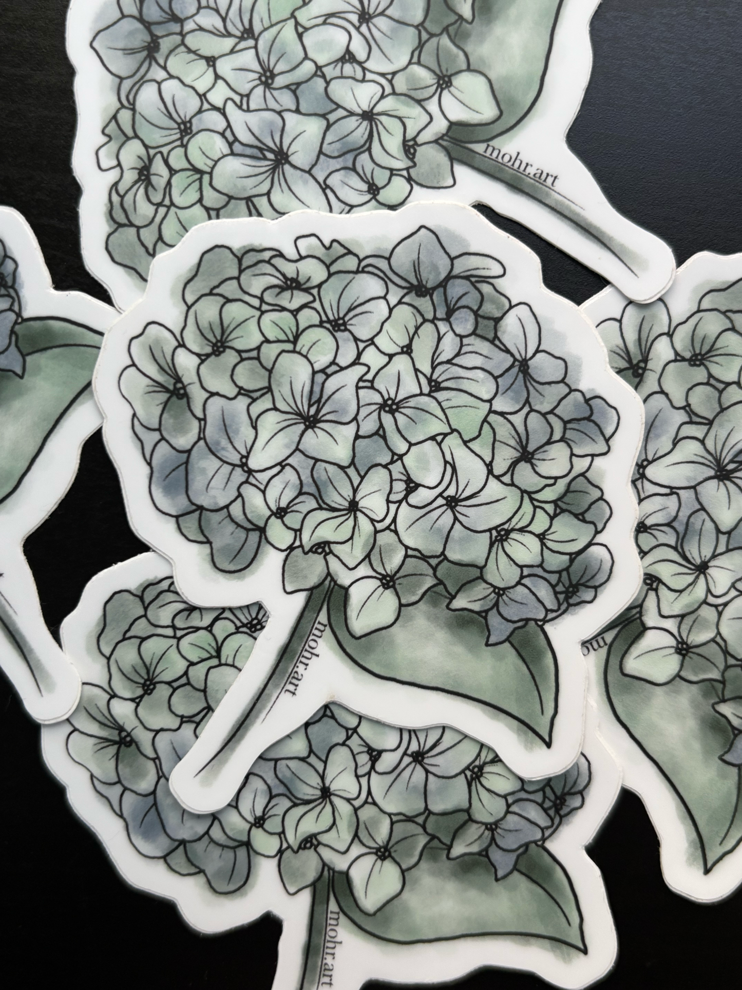 Hydrangea Sticker