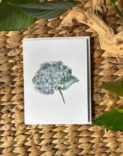 Hydrangea Notecard