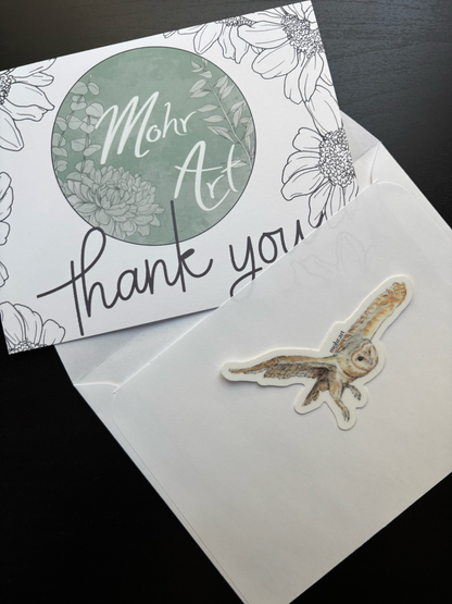 Owl Sticker