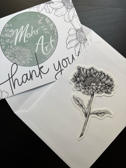 Sunflower Sticker