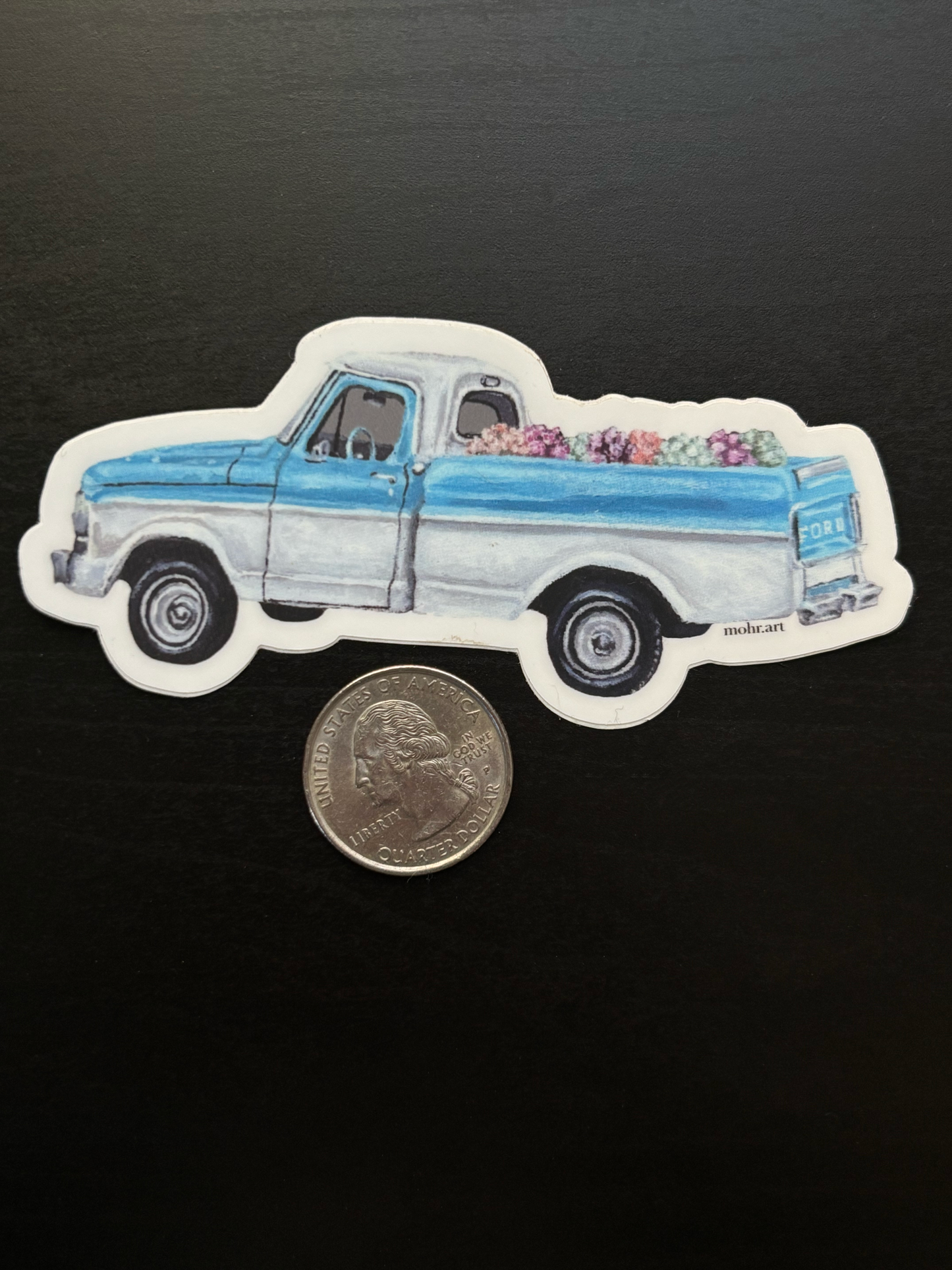 Vintage Truck Sticker