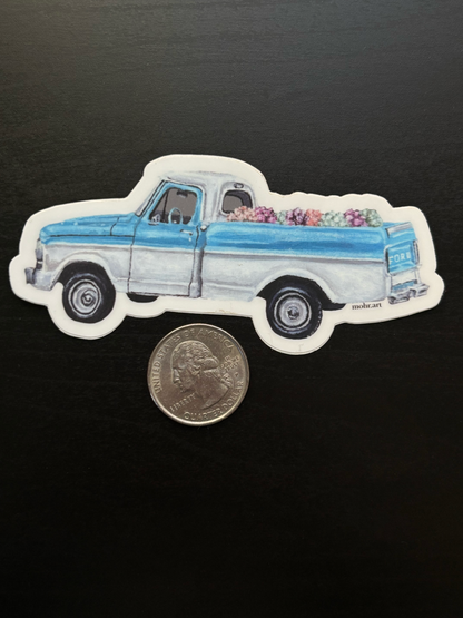 Vintage Truck Sticker