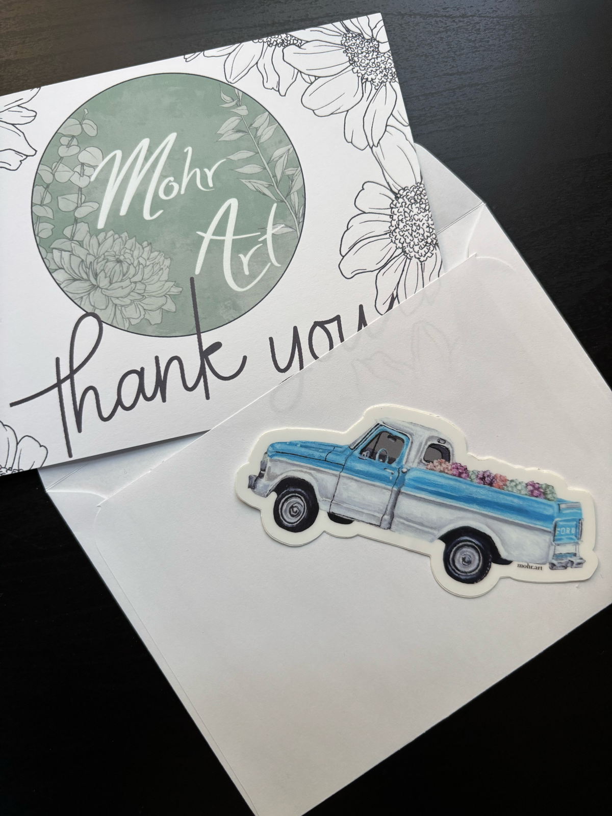 Vintage Truck Sticker